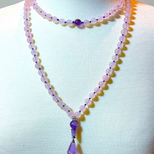 Rosequartz-amethyst-mala-necklace-amethyst-point-pendant-doubled1